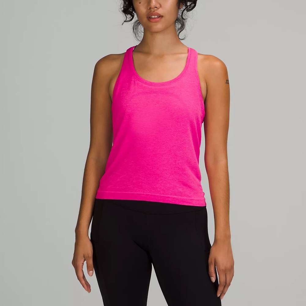 Lululemon Athletica Active Tank: Racer Back: Hot Pink